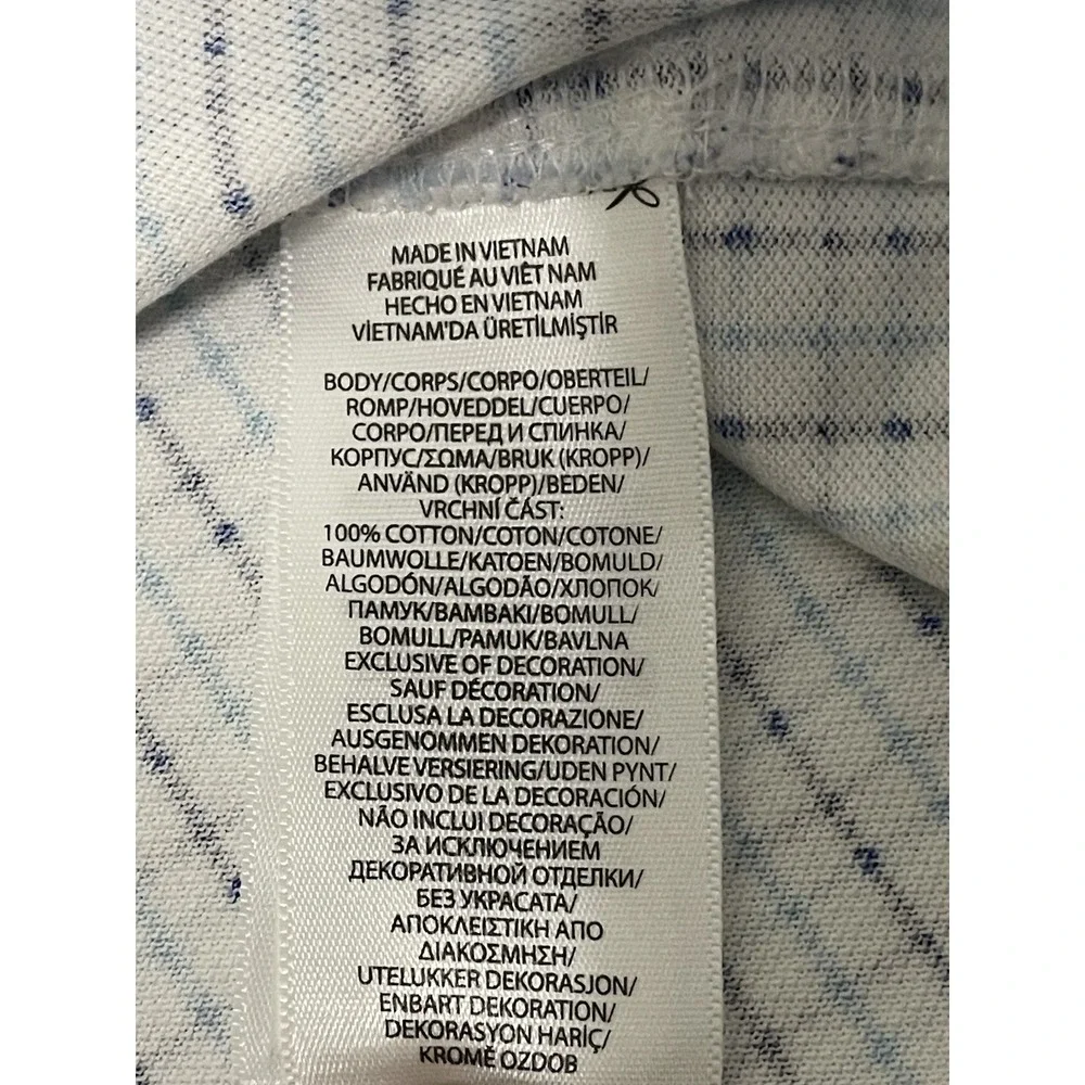 Ralph Lauren Oxford Button Down Shirt Men XXL Blue Check Short Sleeve Flesh Pony - Picture 4 of 6